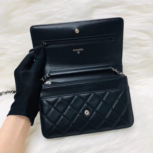 WOC Quilted Lambskin Leather with Burgundy Interior