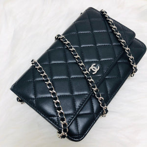 WOC Quilted Lambskin Leather with Burgundy Interior