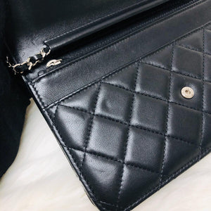 WOC Quilted Lambskin Leather with Burgundy Interior
