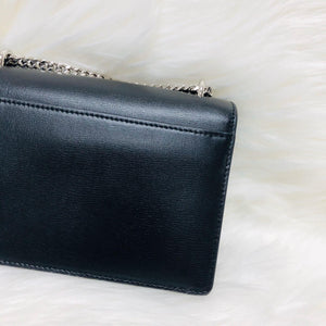 Sunset Mini Bag in Black Smooth Leather with SHW