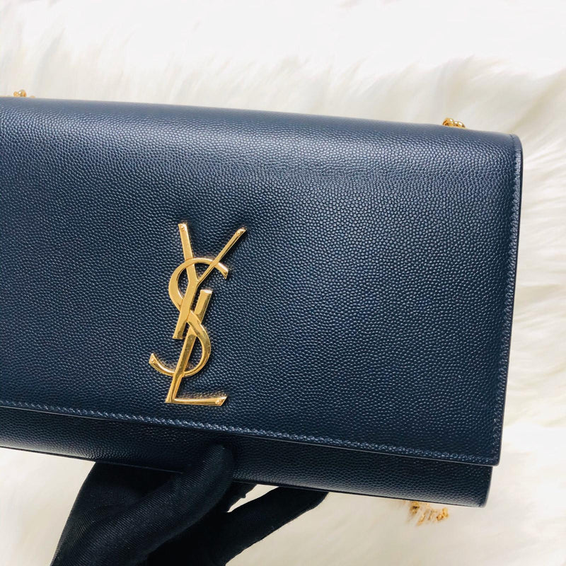 Classic Monogram Kate Medium Navy Blue GHW