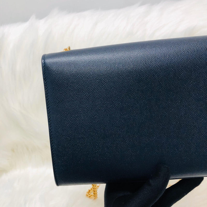 Classic Monogram Kate Medium Navy Blue GHW