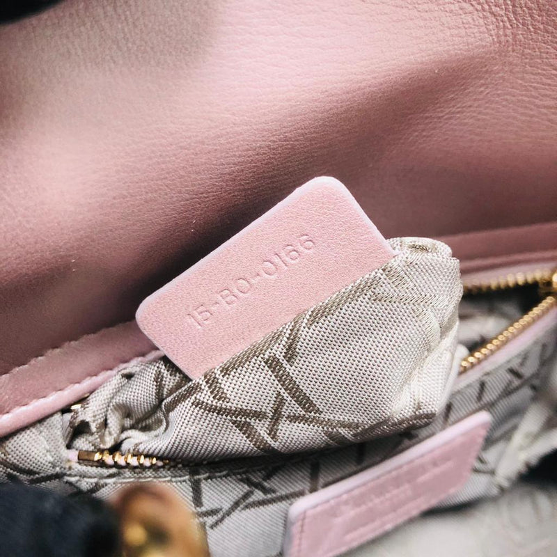 Mini Lady Dior Bag Pearl Pink