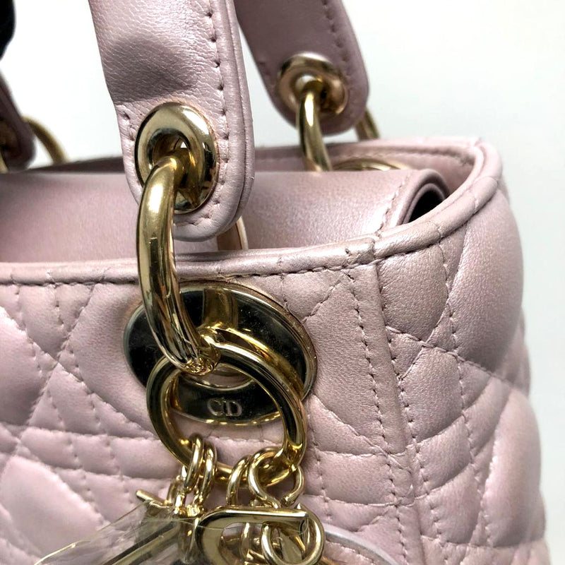 Mini Lady Dior Bag Pearl Pink