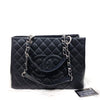 GST Caviar Tote Bag Black SHW