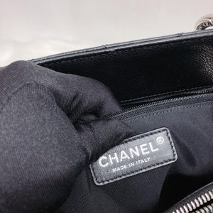 GST Caviar Tote Bag Black SHW
