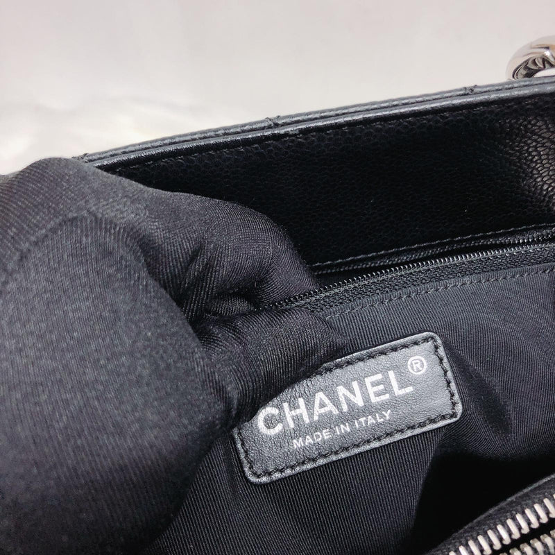 GST Caviar Tote Bag Black SHW