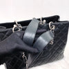 GST Caviar Tote Bag Black SHW