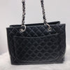 GST Caviar Tote Bag Black SHW