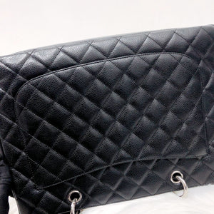 GST Caviar Tote Bag Black SHW