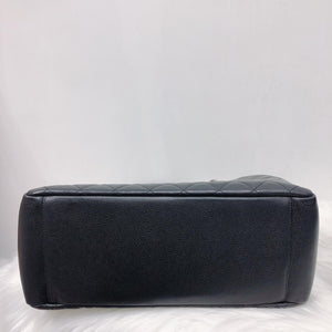 GST Caviar Tote Bag Black SHW
