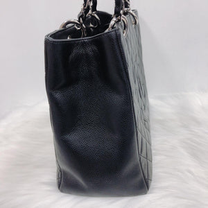 GST Caviar Tote Bag Black SHW