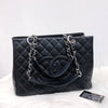 GST Caviar Tote Bag Black SHW