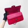 Classic Flap Medium Bag Python Leather Pink