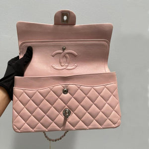 Classic Double Flap M/L Lambskin Baby Pink SHW