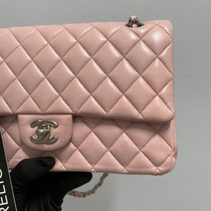 Classic Double Flap M/L Lambskin Baby Pink SHW