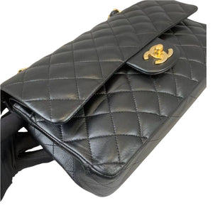 Classic Flap Medium Lambskin Black GHW