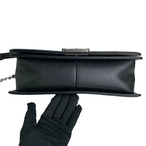 Chevron Boy Medium Caviar Black RHW