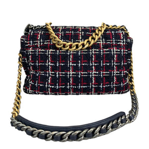 Small Chanel 19 Tweed Flap Bag MHW