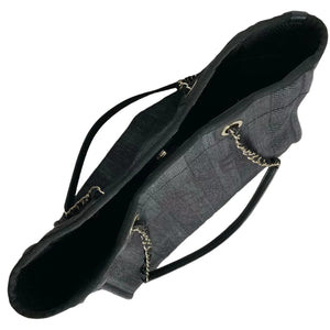 Small Deauville Canvas Black SHW