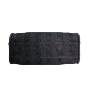 Small Deauville Canvas Black SHW
