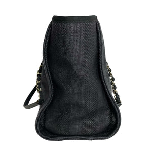 Small Deauville Canvas Black SHW