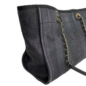 Small Deauville Canvas Black SHW