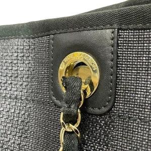 Small Deauville Canvas Black SHW