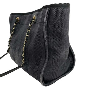 Small Deauville Canvas Black SHW