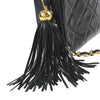 CC Classic Tassle Lambskin Camera Bag Black GHW