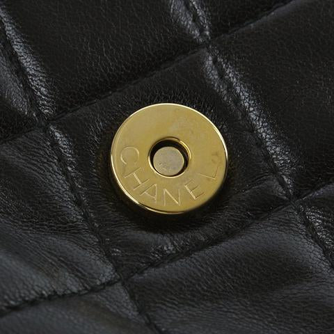 CC Classic Tassle Lambskin Camera Bag Black GHW