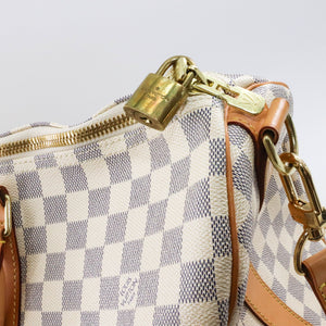 Damier Azur Canvas Keepall Bandoulière 45
