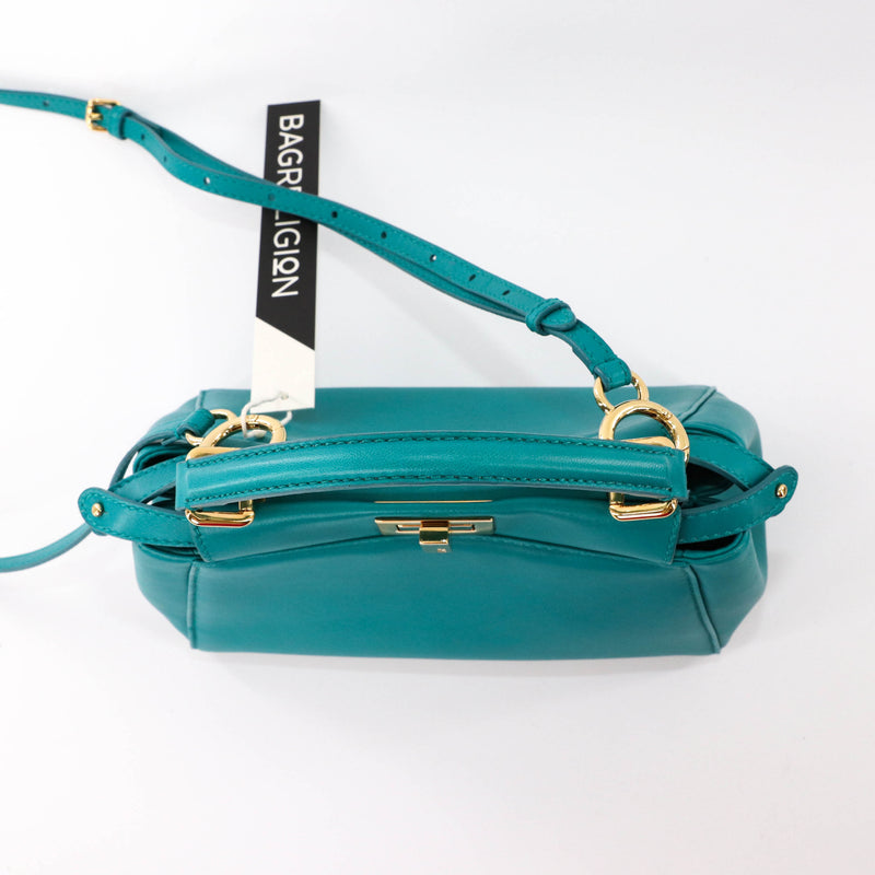 Mini Peekaboo Turquoise Bag