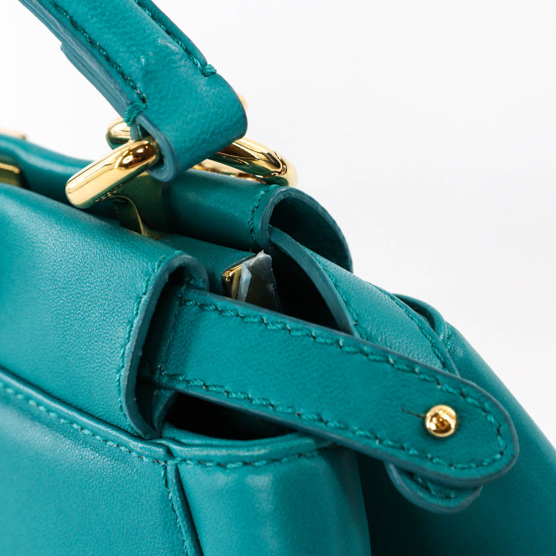 Mini Peekaboo Turquoise Bag