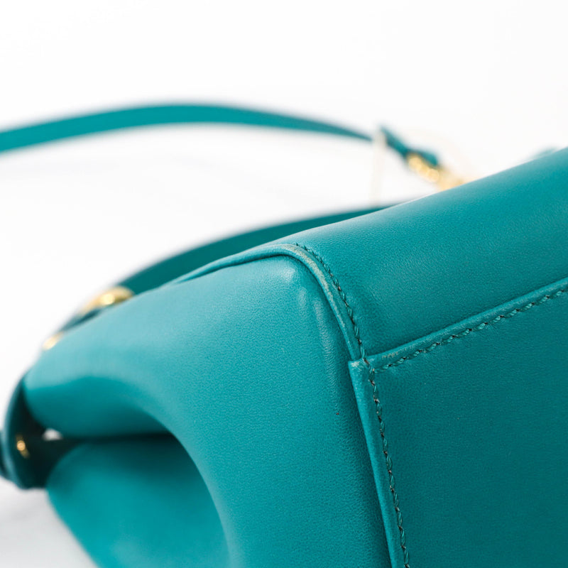 Mini Peekaboo Turquoise Bag