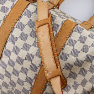 Damier Azur Canvas Keepall Bandoulière 45