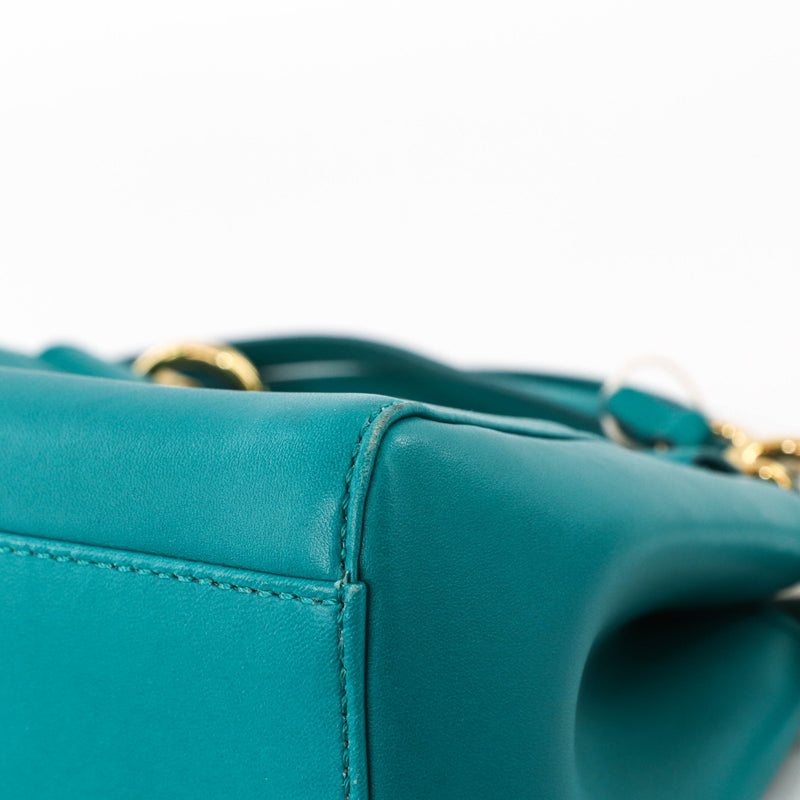 Mini Peekaboo Turquoise Bag