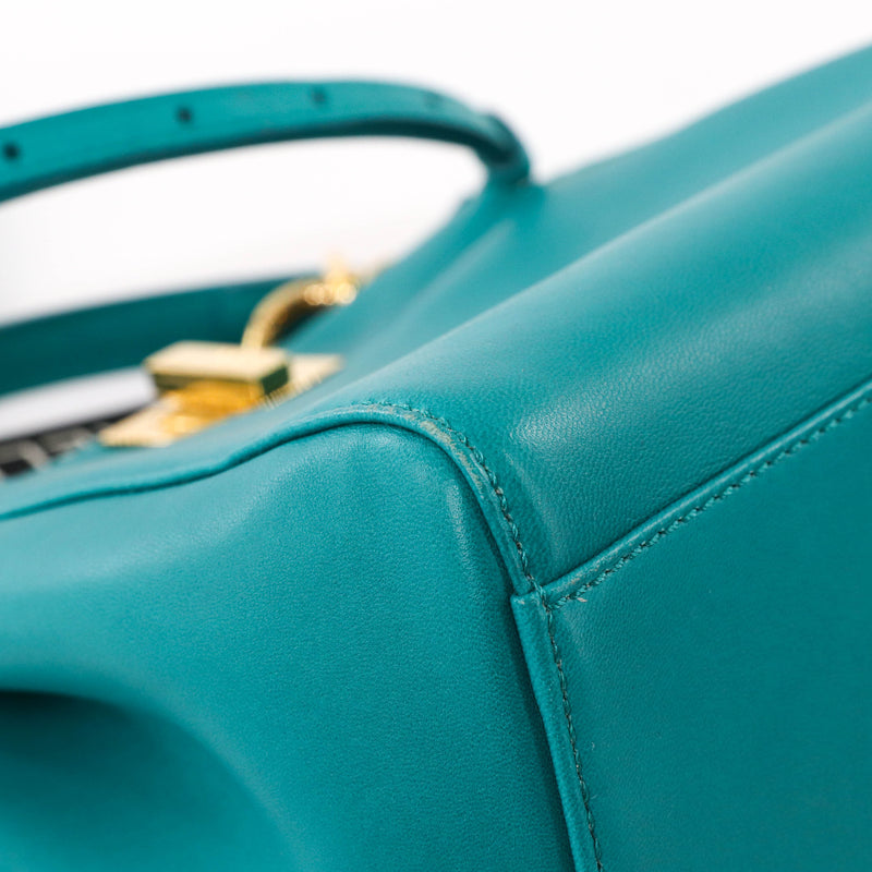 Mini Peekaboo Turquoise Bag