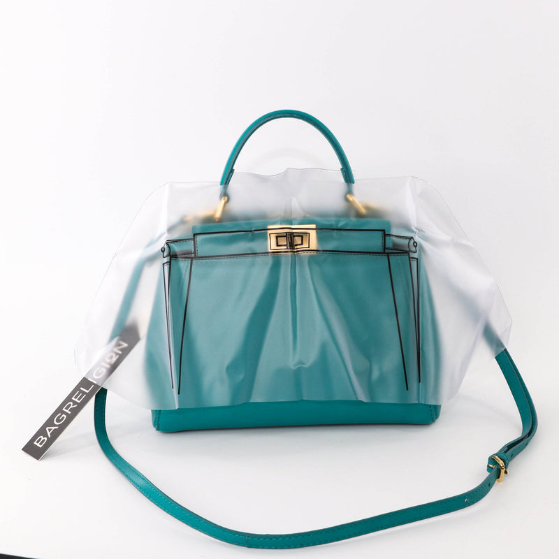 Mini Peekaboo Turquoise Bag