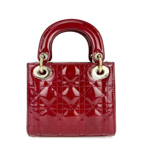 Mini Lady Dior Cherry Red GHW