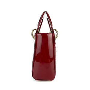 Mini Lady Dior Cherry Red GHW