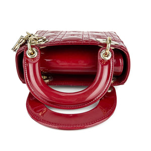 Mini Lady Dior Cherry Red GHW