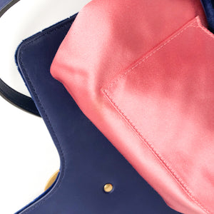 Marmont Matelasse Medium Shoulder Bag in Blue Velvet