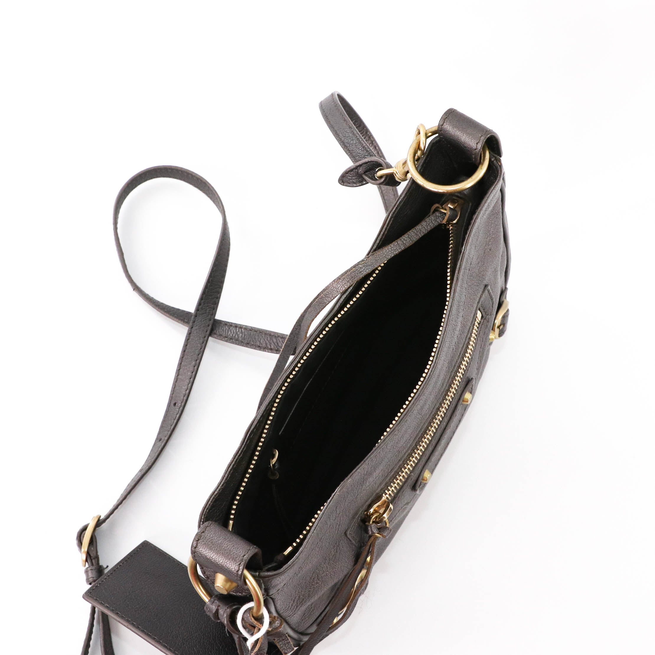 Mini Hip City Crossbody bag in Metallic Grey Bag Religion