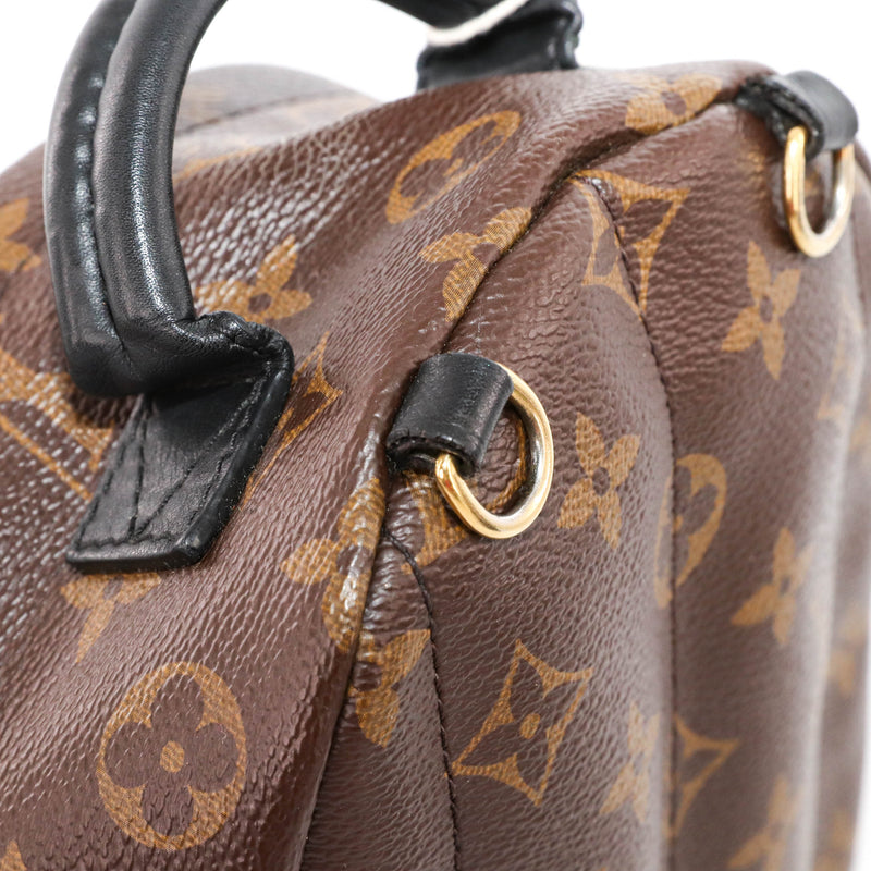 Louis Vuitton Palm Springs Party Bracelet Mini Backpack Monogram Canva –