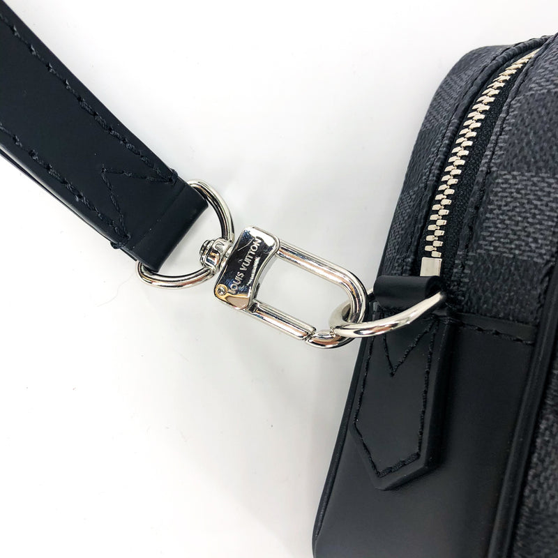Túi Louis Vuitton LV Kasai Clutch Damier Graphite Bag Siêu Cấp