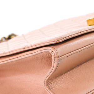 Rita Beige Top Handle Quilted Bag Crossbody