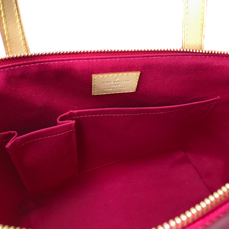 Louis Vuitton Monogram Burgundy Vernis Bellevue GM Tote