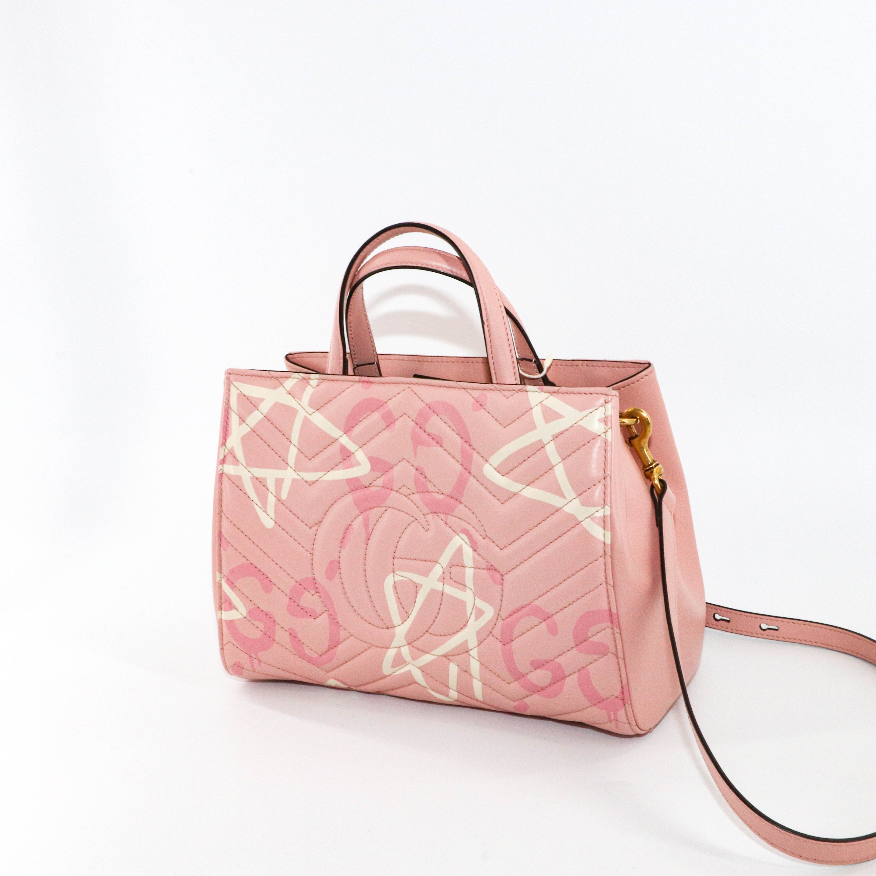 GUCCI GG Marmont Tote Matelasse GucciGhost Small – Bag Religion