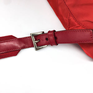 Vela Red Backpack in Nylon Red